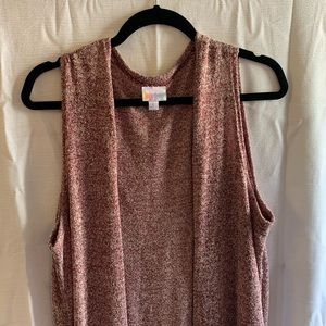 Lularoe Joy Duster Vest Size L
